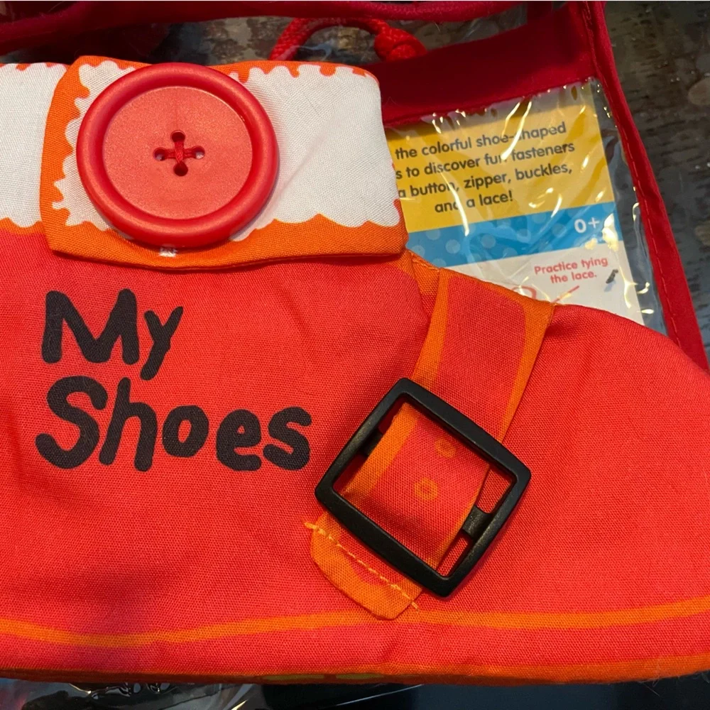 Melissa and Doug’s K’s kids my shoes clothbook new